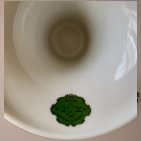 Vintage J.K.W. Floral Cake Stand - Picture 6 of 8